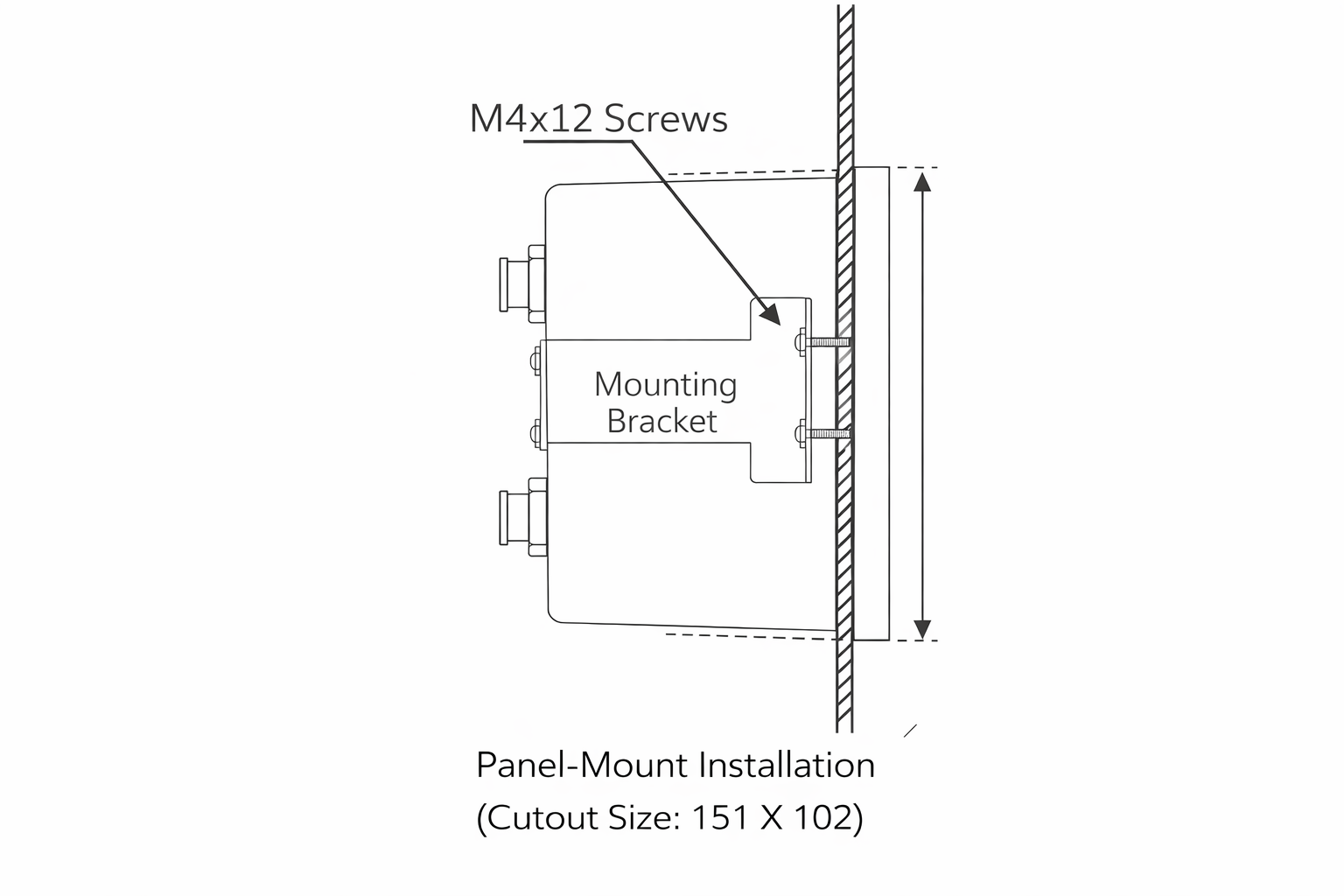 EPC-A10 Upright Installation Drawing